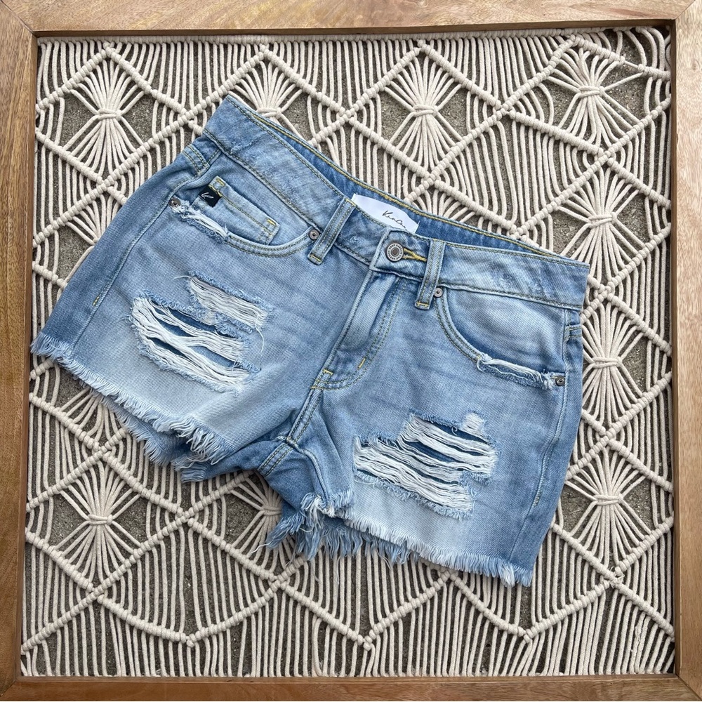 Kancan Distressed Jean Shorts Size 1 /24